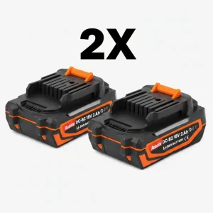 2 x Robota DC-B2 18V 2Ah batteri