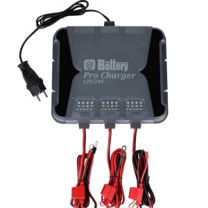 Batteriladdare – The Battery Pro Charger PC-02 – 12V 2x10A & 24V 1x5A