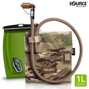 Source Kangaroo 1L Collapsible Canteen with Pouch – Source Tactical