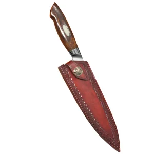 Xinzuo Knivskydd för kockkniv, Läder